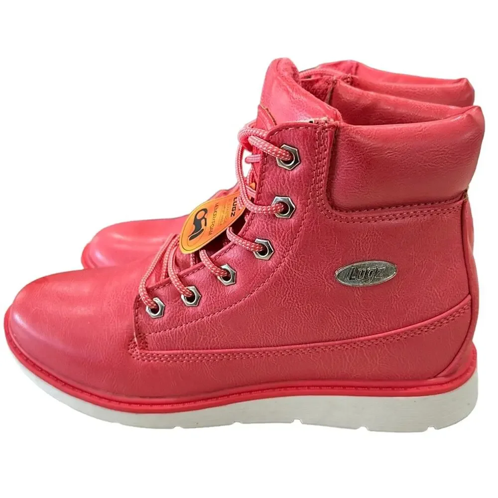 Lugz pink Laceup‎ high top boot. I” heel size 7 new without box - Picture 7 of 14